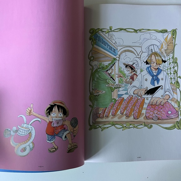 One Piece Color Walk Art Book, Vol. 1 & 2 Books Eiichiro Oda Italian - Picture 7 of 10